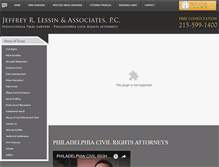 Tablet Screenshot of civilrightslawyerphiladelphia.com